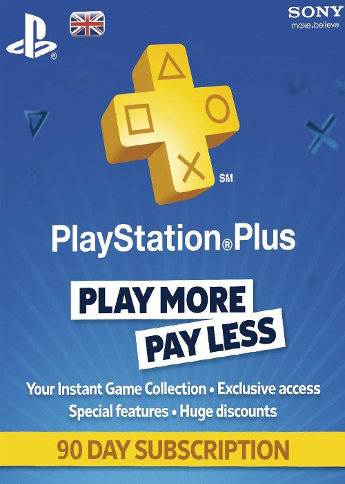 cdkeylord.com, Playstation Plus 90 Days UK Playstation Plus 90 Days UK